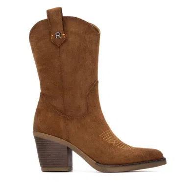 XTI WOMEN'S ITALIAN WESTERN SUEDE BOOTIES REFRESH COLLECTION BY XTI