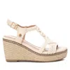 Xti Women's Jute Wedge Sandals In Beige In Beige