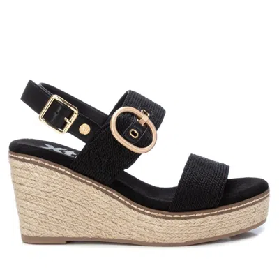 Xti Women's Jute Wedge Sandals By _ In Black