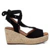Xti Women's Jute Wedge Sandals By _ In Black