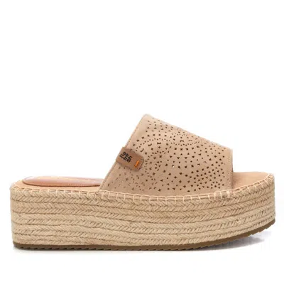 Xti Women's Jute Wrapped Platform Sandals Refresh By  In Beige