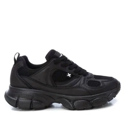 Xti Women's Lace Closure Sneakers In Black