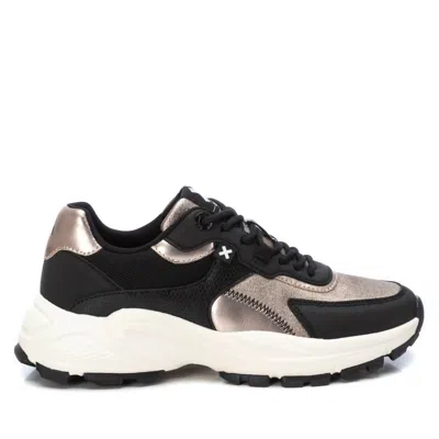 Xti Women's Lace Closure Sneakers In Lead In Gold