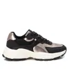 Xti Women's Lace Closure Sneakers In Lead In Black