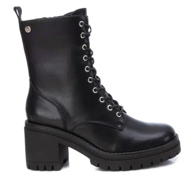 Xti Womens Combat Booties In Black