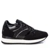 Xti Women's Lace-up Sneakers In Black In Black