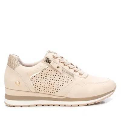Xti Women's Lace-up Sneakers In Beige