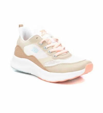 Xti Women's Lace-up Sneakers In Beige