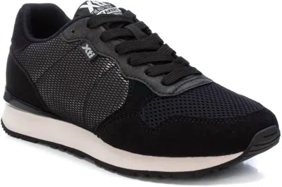 Xti Women's Lace-up Sneakers In Black