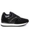 Xti Women's Lace-up Sneakers In Black In Black