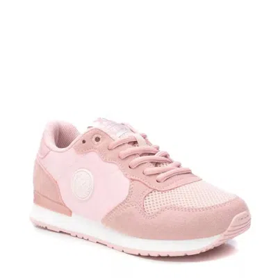 Xti Women's Lace-up Sneakers In Light/pastel Pink In Multi