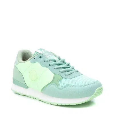 Xti Women's Lace-up Sneakers In Turquoise/aqua In Multi