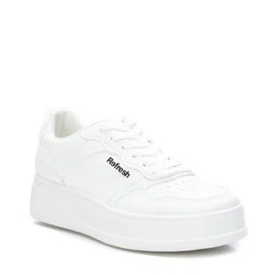 Xti Women's Lace-up Sneakers In White