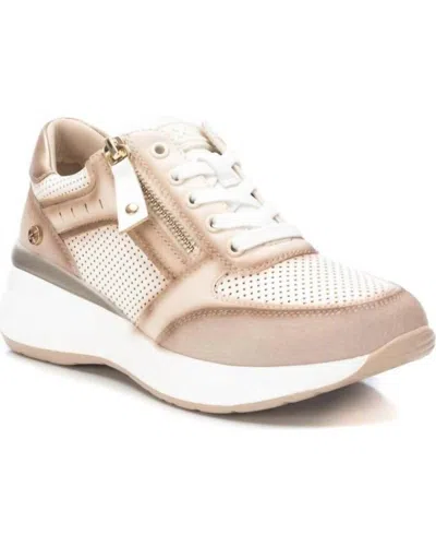 Xti Women's Lace-up Sneakers In Beige In Neutral
