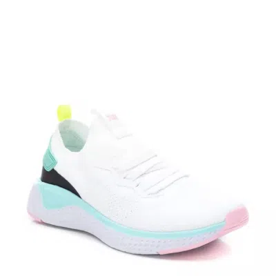 Xti Women's Lace-up Sneakers In White