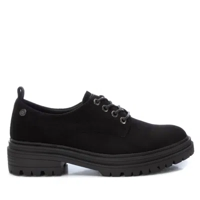 Xti Women's Lace-up Suede Oxford In Black