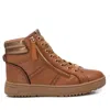 Xti Women's Leather Ankle Booties In Camel In Brown