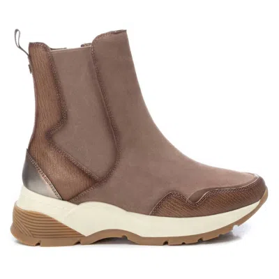 Xti Women's Leather Boots In Taupe In Grey