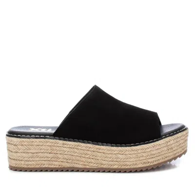 Xti Women's Leather Casual Sandals In Black
