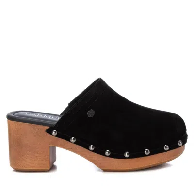 Xti Women's Leather Clogs In Black