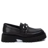 Xti Women's Leather Moccasins By  In Black