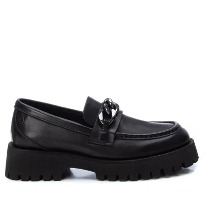 Xti Women's Leather Moccasins By  In Black