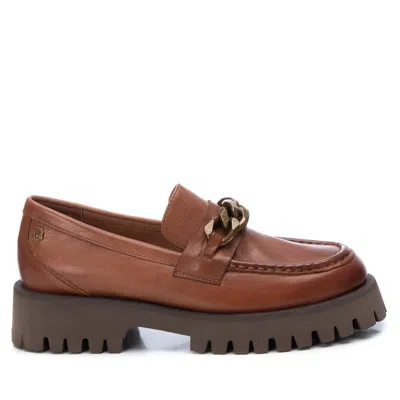 Xti Women's Leather Moccasins By  In Brown