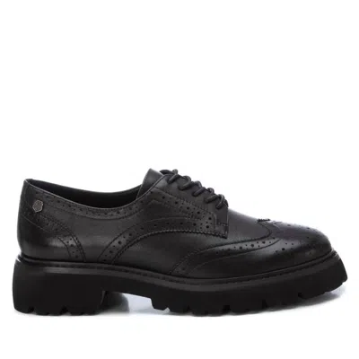 Xti Women's Leather Moccasins In Black
