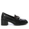 Xti Women's Leather Moccasins In Black In Black