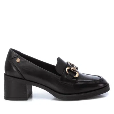 Xti Women's Leather Moccasins In Black