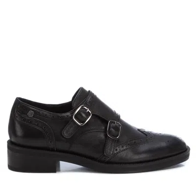 Xti Women's Leather Moccasins In Black