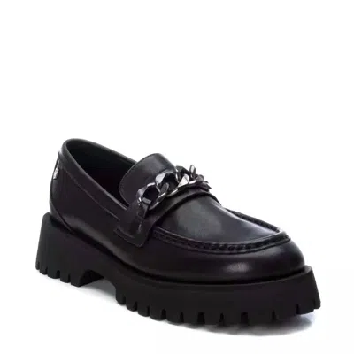 Xti Women's Leather Moccasins In Black