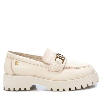Xti Women's Leather Moccasins In Ice In Blue