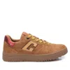 Xti Women's Leather Sneakers In Camel In Brown