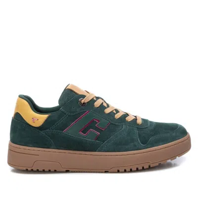 Xti Women's Leather Sneakers In Kakhi In Green