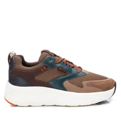 Xti Women's Leather Tele Sneakers In Taupe In Grey