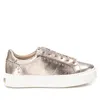 Xti Women's Leather Trainers Sneakers In Gold In Gold