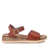 Xti Women's Low Wedge Sandals In Taupe In Multi