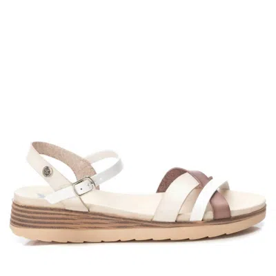 Xti Women's Low Wedge Sandals In Ice In Blue