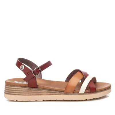 Xti Women's Low Wedge Strappy Sandals By  In Brown