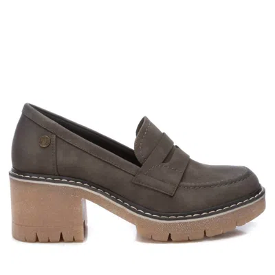 Xti Women's Mask Detail Moccasins In Khaki In Green