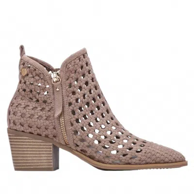 Xti Women's Microfiber Ankle Boots In Taupe In Neutral