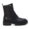 Xti Women's Military Combat Booties In Black In Black