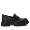 Xti Women's Moccasins Shoes In Black In Gold