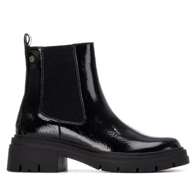 Xti Women's Patent Leather Chelsea Booties By  In Black