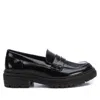 Xti Patent Leather Chunky Loafer In Black