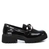 Xti Women's Patent Leather Moccasins In Black In Black