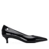 Xti Women's 144727 Kitten Heeled Sandals In Black In Black