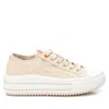 Xti Women's Platform Canvas Sneakers Refresh By  In Beige