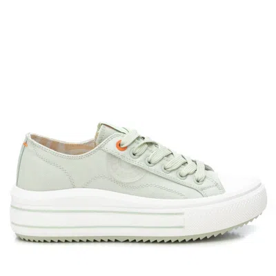 Xti Women's Platform Canvas Sneakers Refresh By  In Blue